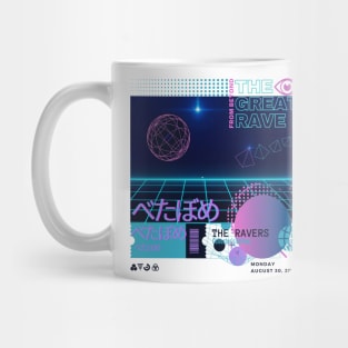 The Great Rave - Synth Wave - Techno Merch Mug